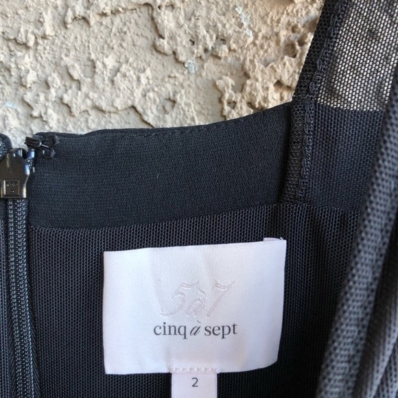 CINQ A SEPT Monroe Cold Shoulder Dress - Picture 8 of 8